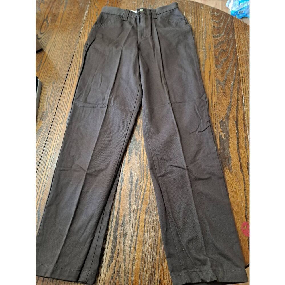 New Misses Size 6M Riders Casuals by Lee Chocolate Brown Pants Cotton Eased Fit